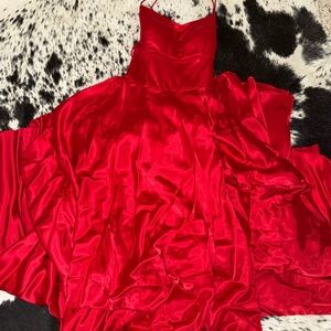 Sherri Hill Vibrant Red Dress